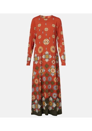 La DoubleJ Swing printed jersey maxi dress