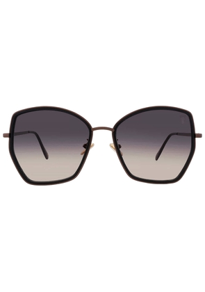 Frye 50954FRY009 Smoke Butterfly Unisex Sunglasses 10262150.FRY BLKSMK