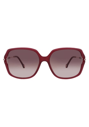 Carolina Herrera Brown Gradient Butterfly Ladies Sunglasses HER 0132/G/S 0LHF/HA 58