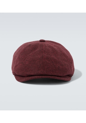 Brunello Cucinelli Wool and cashmere newsboy cap
