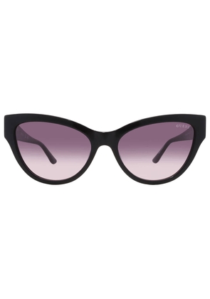 Guess Smoke Gradient Cat Eye Ladies Sunglasses GU00112 01B 56