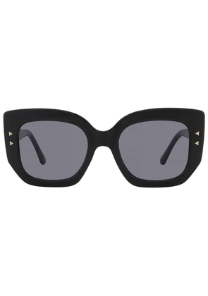 Frye 44496FRY001 Smoke Butterfly Ladies Sunglasses 10254823.FRY BLKSMK