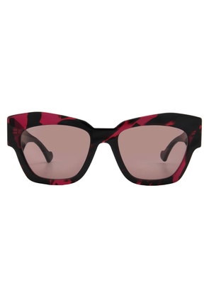 Gucci Brown Cat Eye Ladies Sunglasses GG1422S 004 55