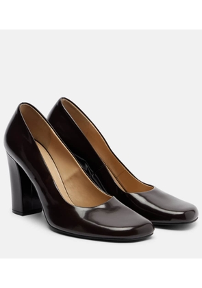 The Row Penelope leather pumps