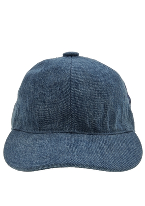 Van Palma Palm Tree Embroidered Denim Baseball Cap