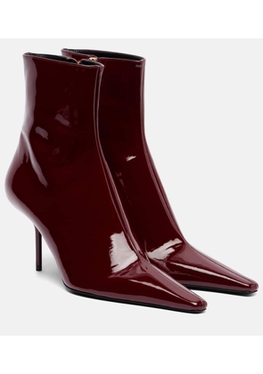 Victoria Beckham 75 patent leather ankle boots