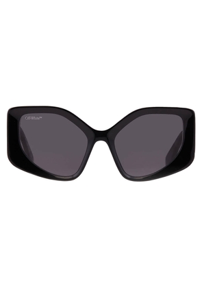 Off-White DENVER Dark Grey Butterfly Ladies Sunglasses OERI062 1007 55