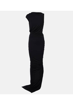 Rick Owens Eva draped jersey maxi dress