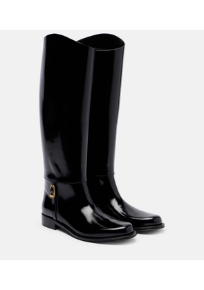 Saint Laurent Julia leather knee-high boots