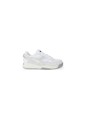 White Synthetic Leather Sneaker - EU45/US12