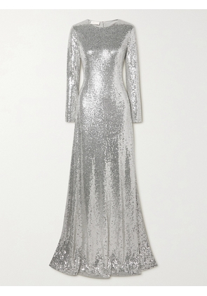 MICHAEL KORS COLLECTION - Sequined Jersey Gown - Silver - US0,US2,US4,US6,US8,US10,US12,US14
