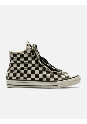 Checkerbord Zip Sneakers