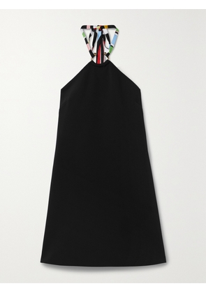 PUCCI - Embellished Crepe Halterneck Mini Dress - Black - IT38,IT40,IT42,IT44,IT46,IT48