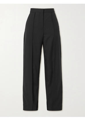 LOEWE - Pleated Wool-gabardine Tapered Pants - Black - FR 32,FR 34,FR 36,FR 38,FR 40,FR 42,FR 44