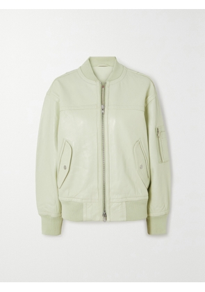 STAND STUDIO - Icon Leather Bomber Jacket - Green - FR 32,FR 34,FR 36,FR 38,FR 40,FR 42,FR 44