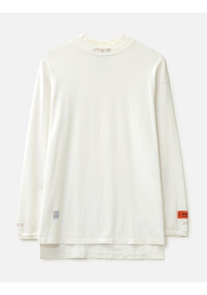 Mock Neck Logo Jersey