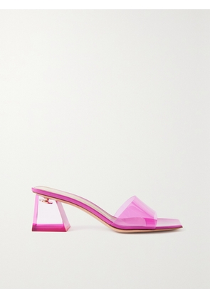 Gianvito Rossi - 55 Pvc Mules - Pink - IT36,IT36.5,IT37,IT37.5,IT38,IT38.5,IT39,IT39.5,IT40,IT40.5,IT41,IT41.5,IT42