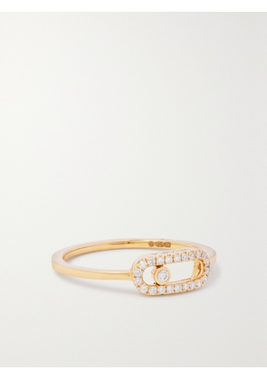 Messika - Move Uno 18-karat Gold Diamond Ring - 49,50,51,52,53,54