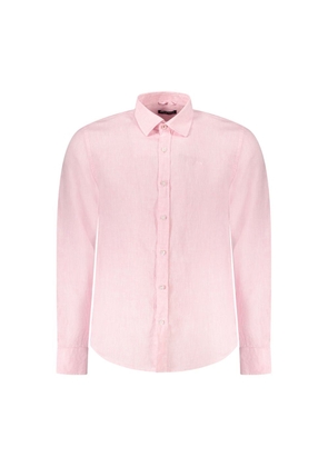 Pink Linen Shirt - XXL