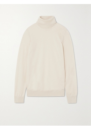 Loro Piana - Cashmere Turtleneck Sweater - Ivory - IT36,IT38,IT40,IT44,IT46