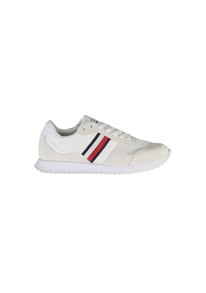 White Polyester Men Sneaker - EU40/US7