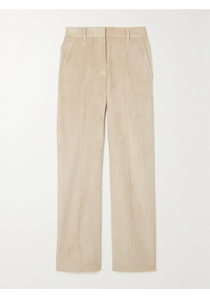 Brunello Cucinelli - Corduroy Straight-leg Pants - Neutrals - IT38,IT40,IT42,IT44,IT46,IT48,IT50