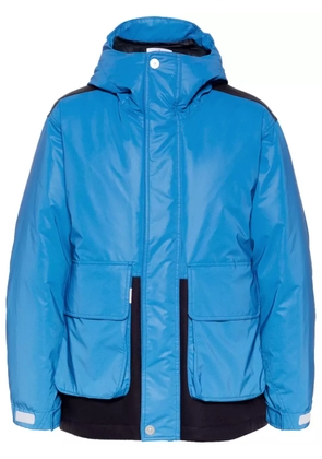 Stone Island logo-print padded jacket - Blue