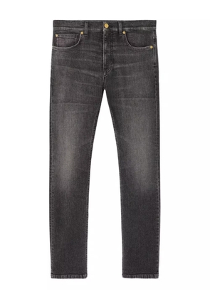 Versace La Medusa embroidery-detail jeans - Grey
