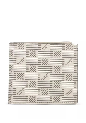 Moreau signature-pattern bi-fold wallet - Neutrals