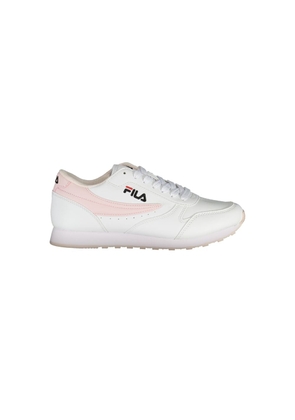 White Synthetic Women Sneaker - EU40/US10