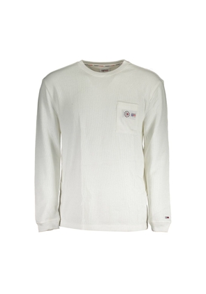 White Cotton Sweater - XXL