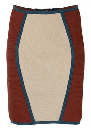 Jean Paul Gaultier Pre-Owned 1990 knitted pencil skirt - Red