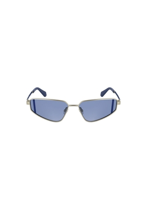 Gray Metal Women Sunglass