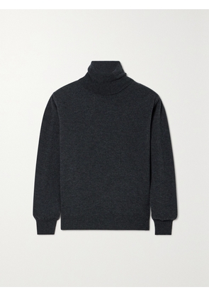 The Frankie Shop - Ines Merino Wool Turtleneck Sweater - Gray - x small,small,medium,large