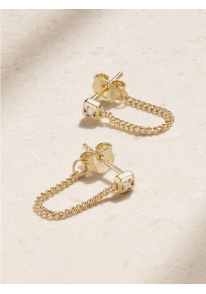 Mateo - 14-karat Gold Diamond Earrings - One size