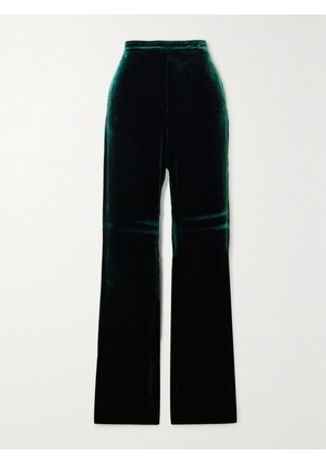 Polo Ralph Lauren - Velvet Straight-leg Pants - Green - US0,US2,US4,US6,US8,US10,US12,US14