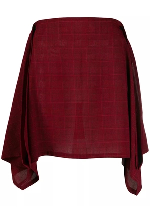 Jean Paul Gaultier Pre-Owned Plaid skirt - Red