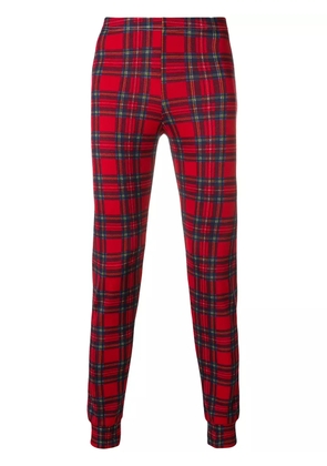 Comme Des Garçons Pre-Owned checkered fitted trousers