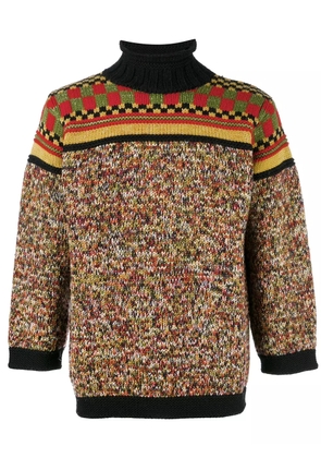Jean Paul Gaultier Pre-Owned mixed pattern jumper - Multicolour