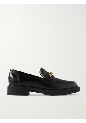 Gianvito Rossi - Dover Embellished Leather Loafers - Black - IT35,IT35.5,IT36,IT36.5,IT37,IT37.5,IT38,IT38.5,IT39,IT39.5,IT40,IT40.5,IT41,IT41.5