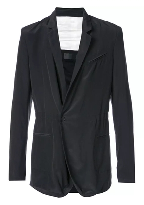 Haider Ackermann crepe de chine blazer - Black