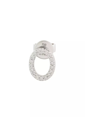 ALINKA 18kt white gold CLOUD diamond stud - Silver