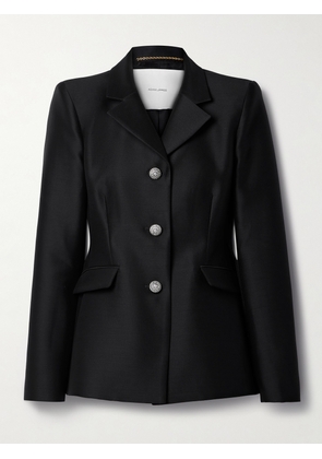 Adam Lippes - Comptoir Wool And Silk-blend Radzimir Blazer - Black - US4,US6,US8,US10,US12