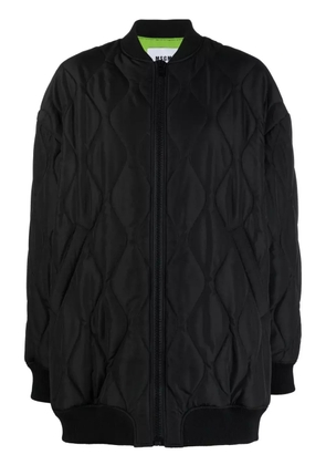 MSGM quilted bomber jacket - Black