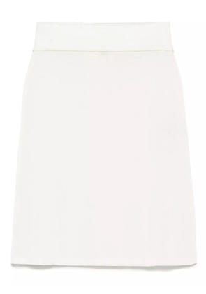 TOTEME knitted mini skirt - White