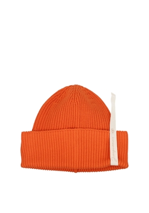 Jacquemus Orange Cotton Beanie - UNI