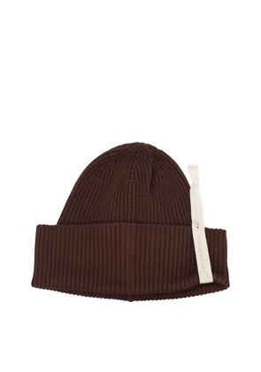 Jacquemus Brown Cotton Beanie - UNI