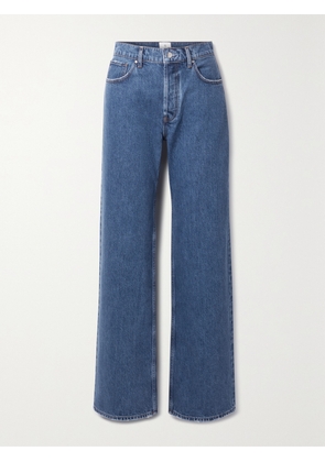 Anine Bing - Hugh High-rise Straight-leg Organic Jeans - Blue - 24,25,26,27,28,29,30,31,32