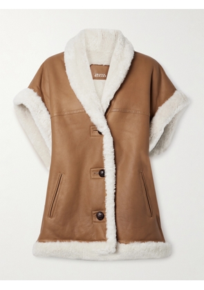 Isabel Marant - Medilia Shearling Vest - Brown - 01,2