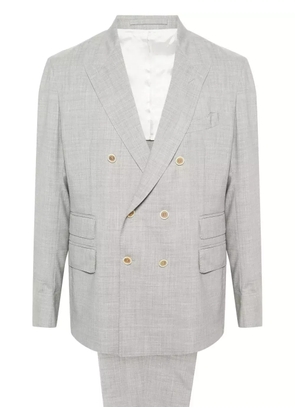 Eleventy double-breasted two-piece suit - Grey